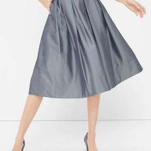 Pewter grey mid skirt